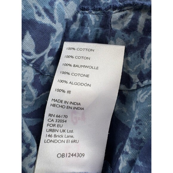 Free People We the Free Women's Cool Meadow Print Peasant Blouse Size M - Picture 12 of 12